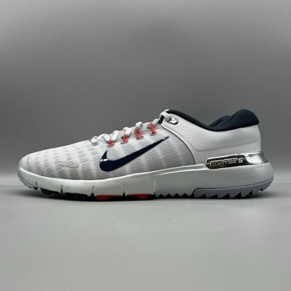Nike Free Golf Mens Size 9 Pure Platinum Armory Navy Wolf Grey Chrome FZ8795-001 main image 7